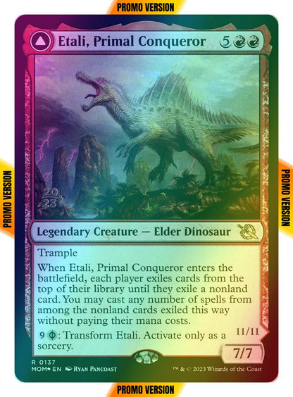 Etali, Primal Conqueror // Etali, Primal Sickness [137s] [Prerelease] [March of the Machine: Promos] [Foil]