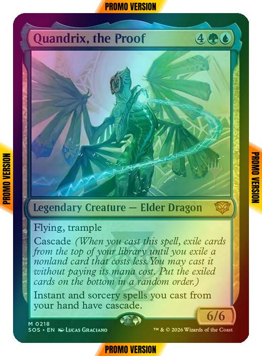 Quandrix, the Proof [218p] [Promo Pack] [Secrets of Strixhaven Promos] [Foil]