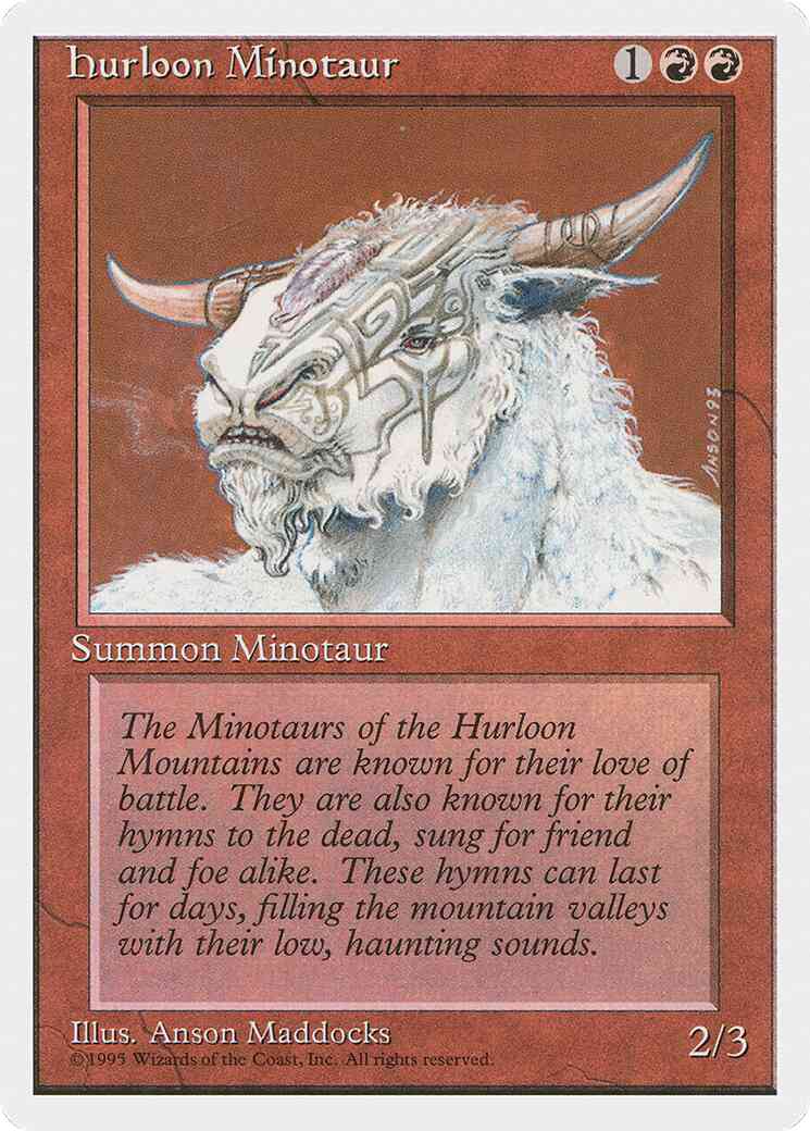 Hurloon Minotaur [202] [Fourth Edition] [Non-Foil]