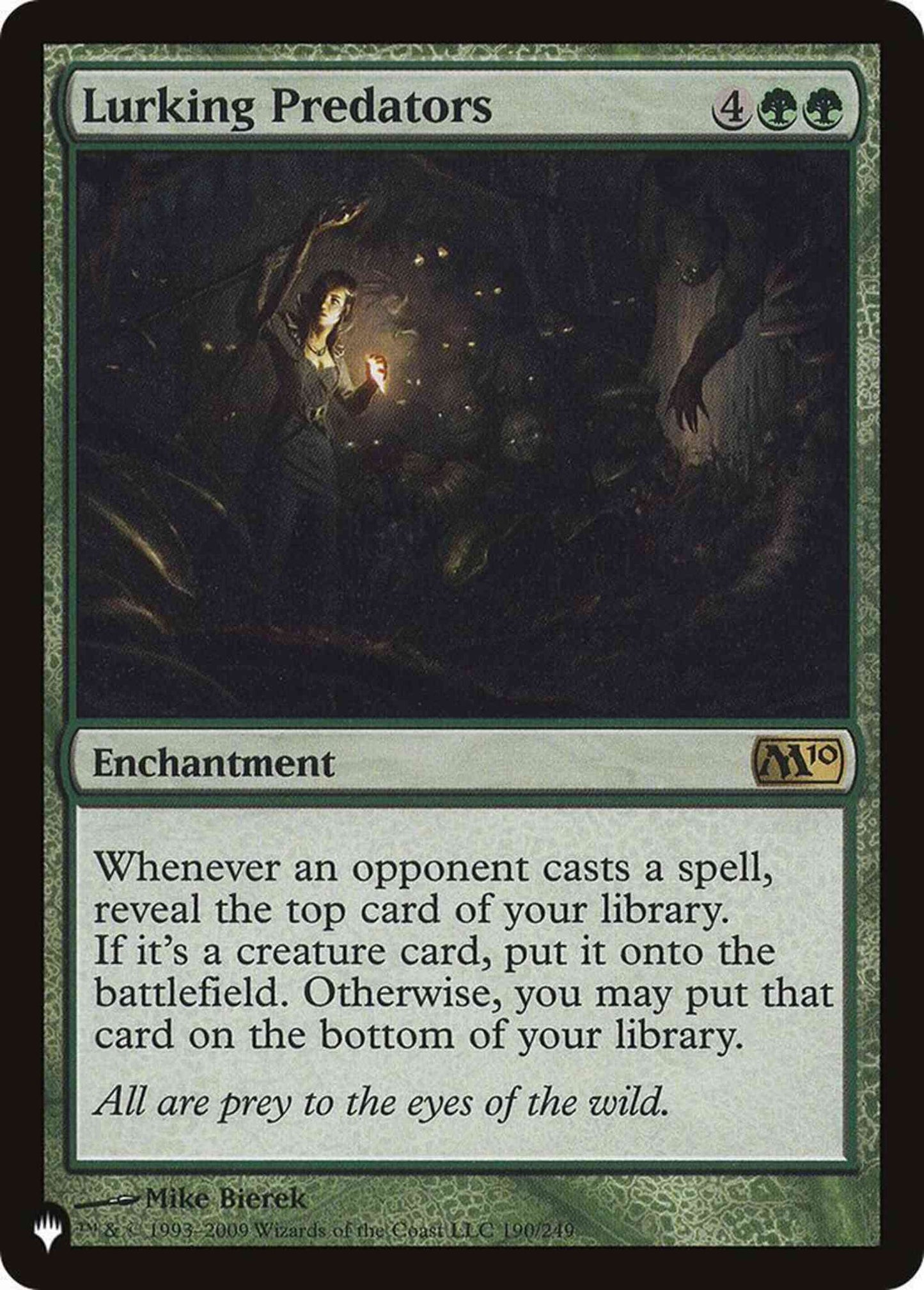 Lurking Predators [M10-190] [The List] [Non-Foil]