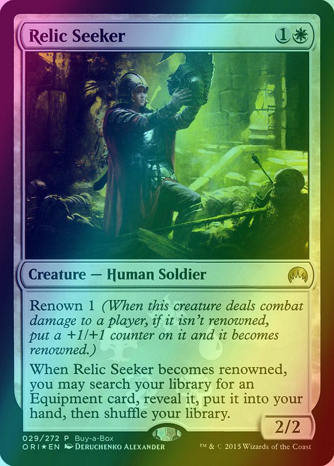 Relic Seeker [29] [Buy a Box] [Magic Origins Promos] [Foil]