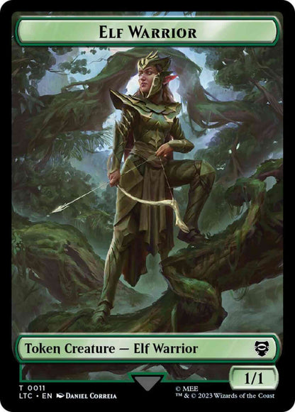 Elf Warrior Token (11) // Insect Token (12) [The Lord of the Rings: Tales of Middle-earth: Commander: Tokens] [Non-Foil]