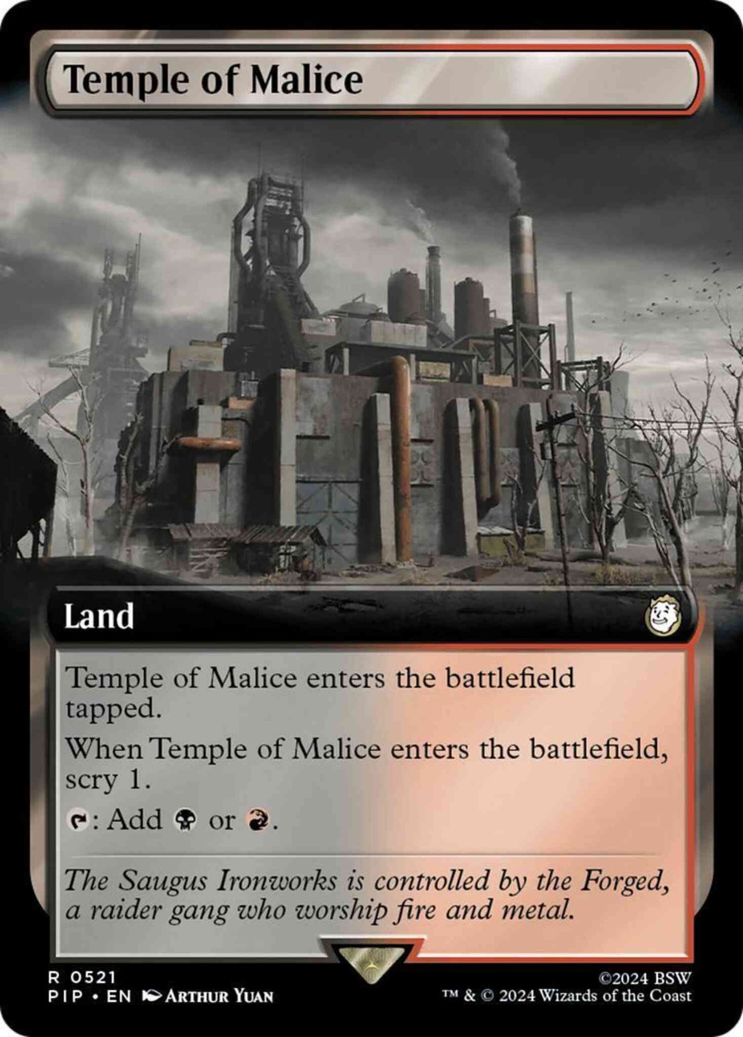 Temple of Malice [521] [Extended Art] [Fallout] [Non-Foil]
