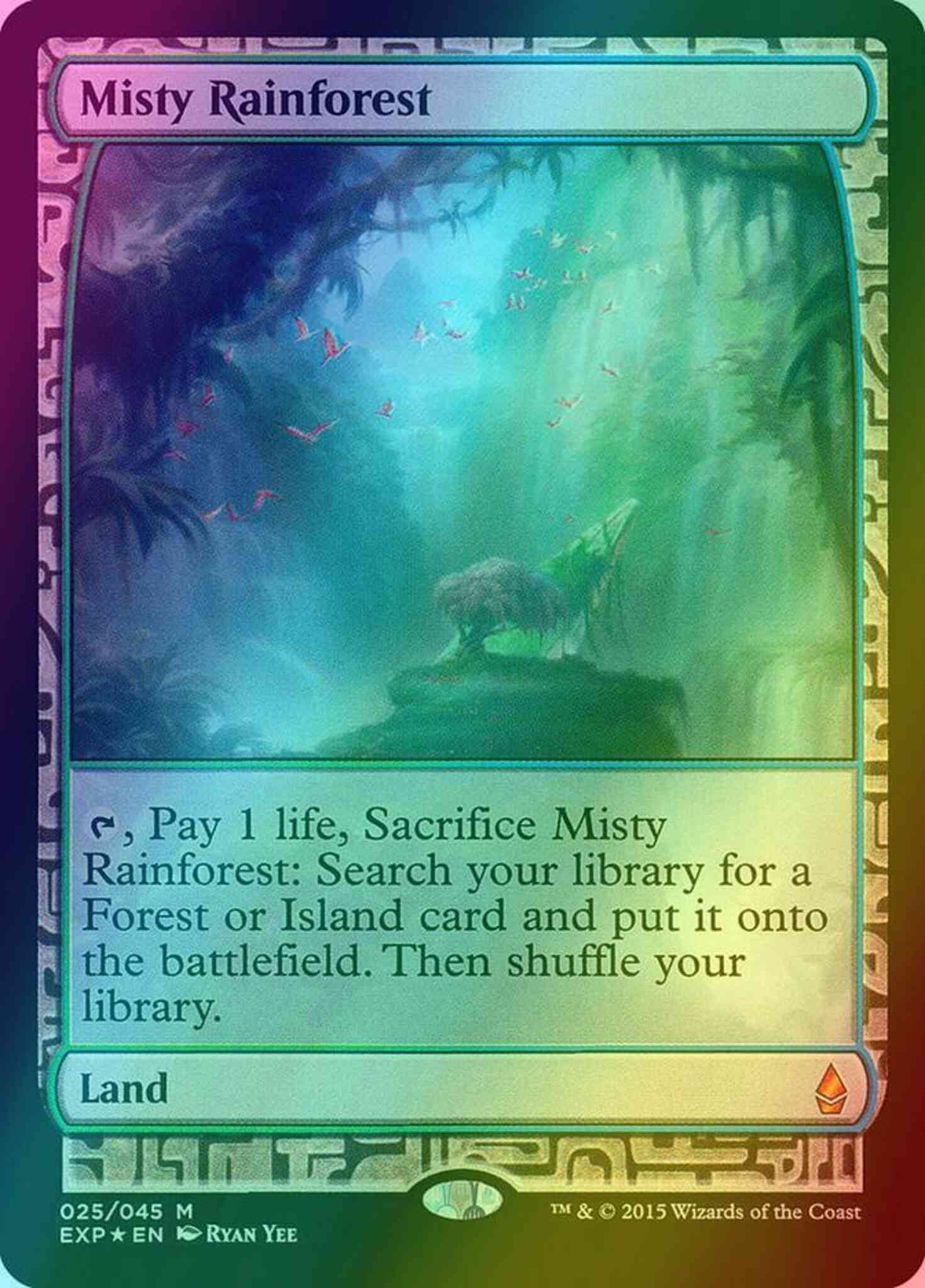 Misty Rainforest [25] [Zendikar Expeditions] [Foil] – Face to Face