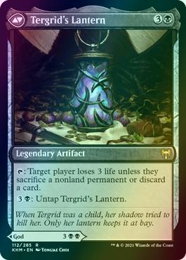 Tergrid, God of Fright // Tergrid's Lantern [112] [Kaldheim] [Foil