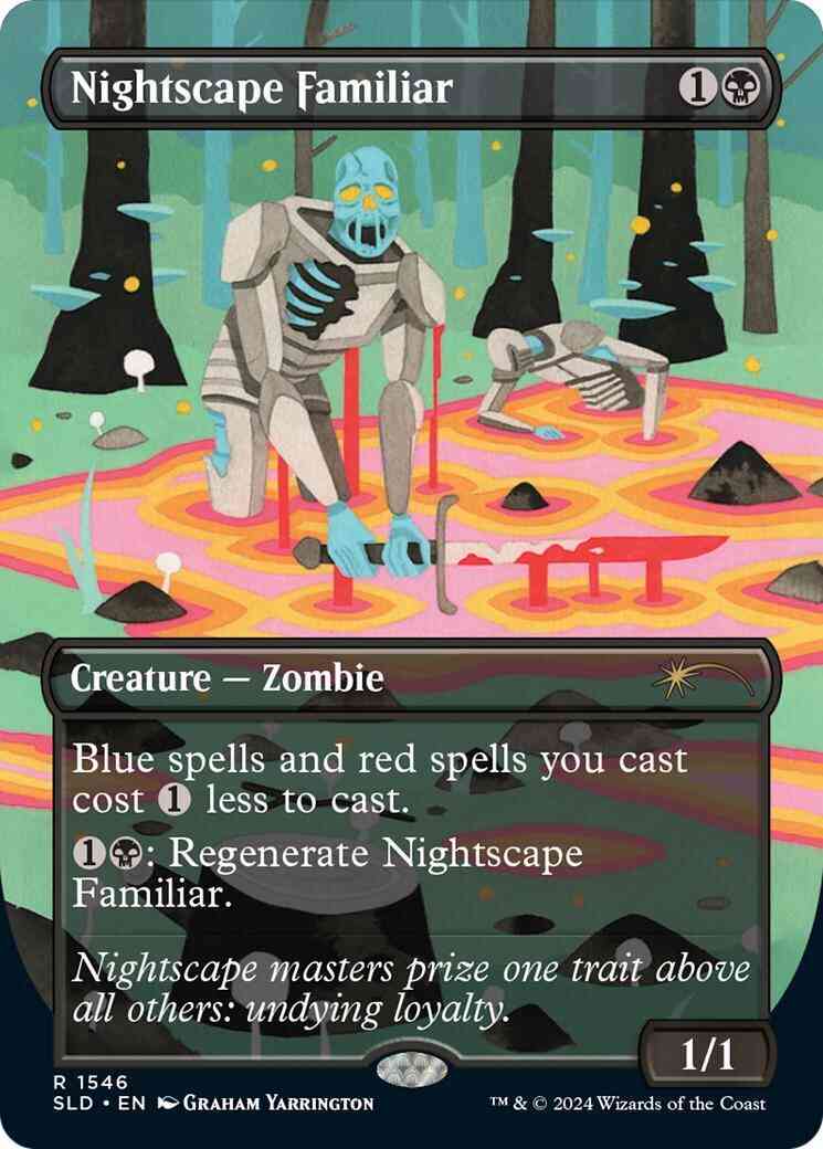 Nightscape Familiar [1546] [Borderless] [Prismatic Nightmares] [Secret Lair Drop] [Non-Foil]