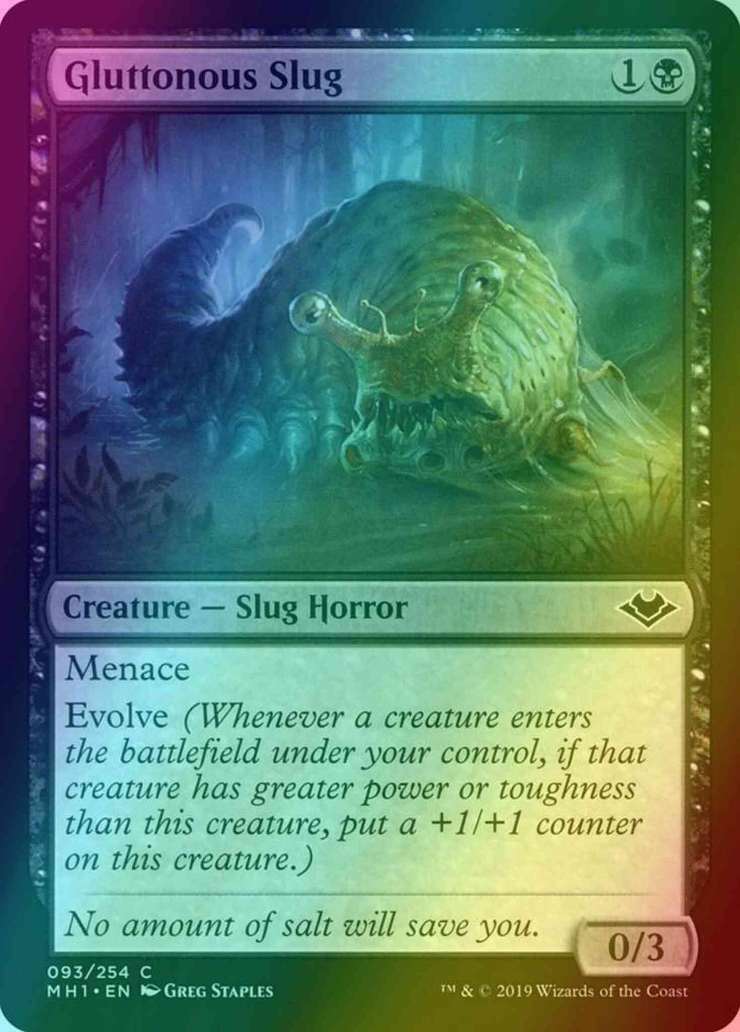 Gluttonous Slug [93] [Modern Horizons] [Foil]