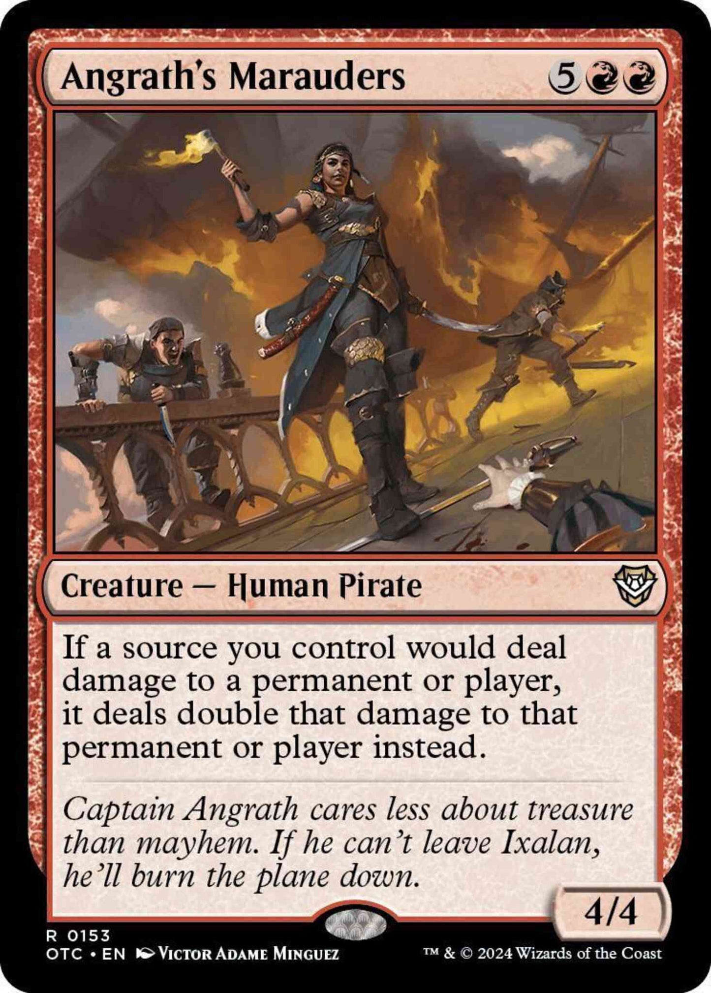 Angrath's Marauders [153] [Outlaws of Thunder Junction: Commander] [Non-Foil]