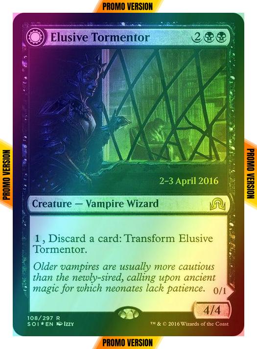 Elusive Tormentor // Insidious Mist [108s] [Shadows over Innistrad Promos] [Foil]