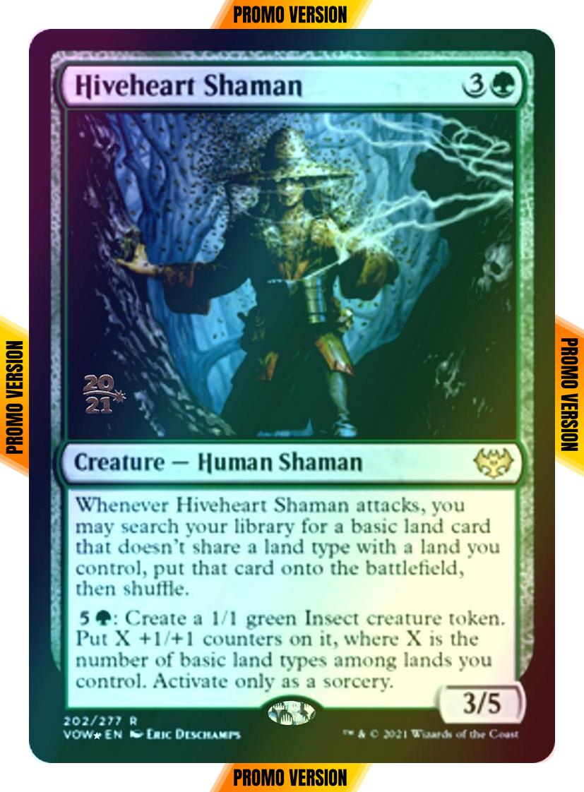 Hiveheart Shaman [Prerelease] [202s] [Innistrad: Crimson Vow: Promos] [Foil]