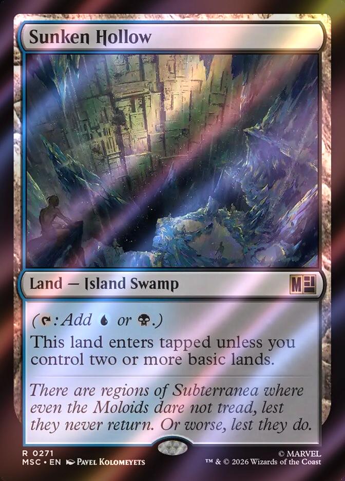 Sunken Hollow [271] [Marvel Super Heroes: Commander] [Surge Foil]