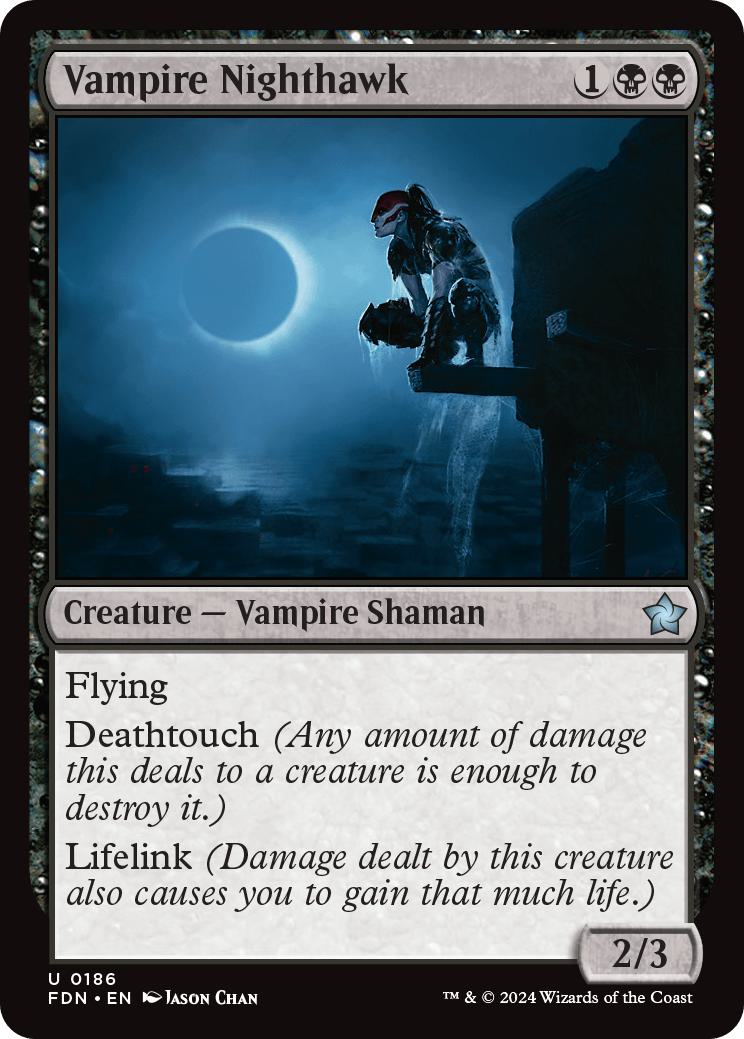 Vampire Nighthawk [186] [Foundations] [Non-Foil]