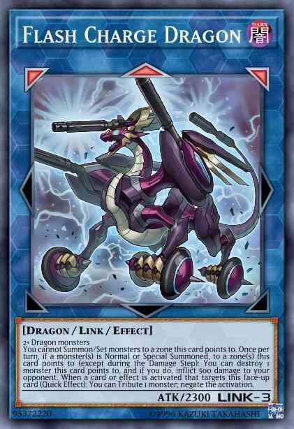 Flash Charge Dragon - BLRR-EN045 - Secret Rare - 1st Edition