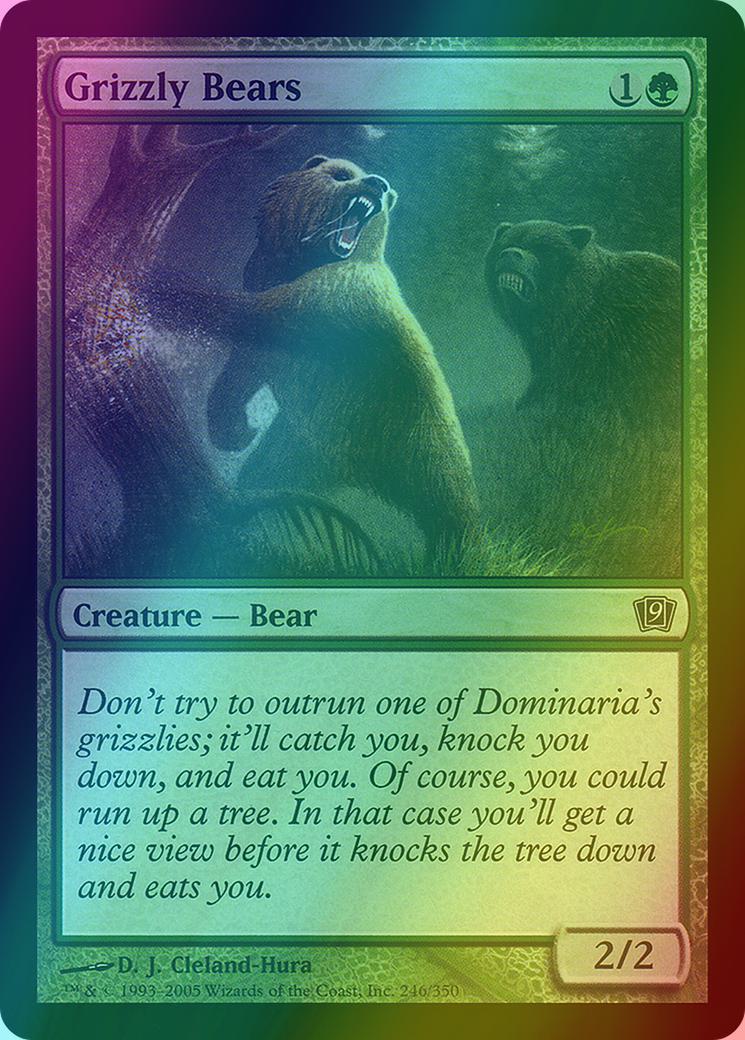 Grizzly Bears [246x] [Ninth Edition] [Foil]