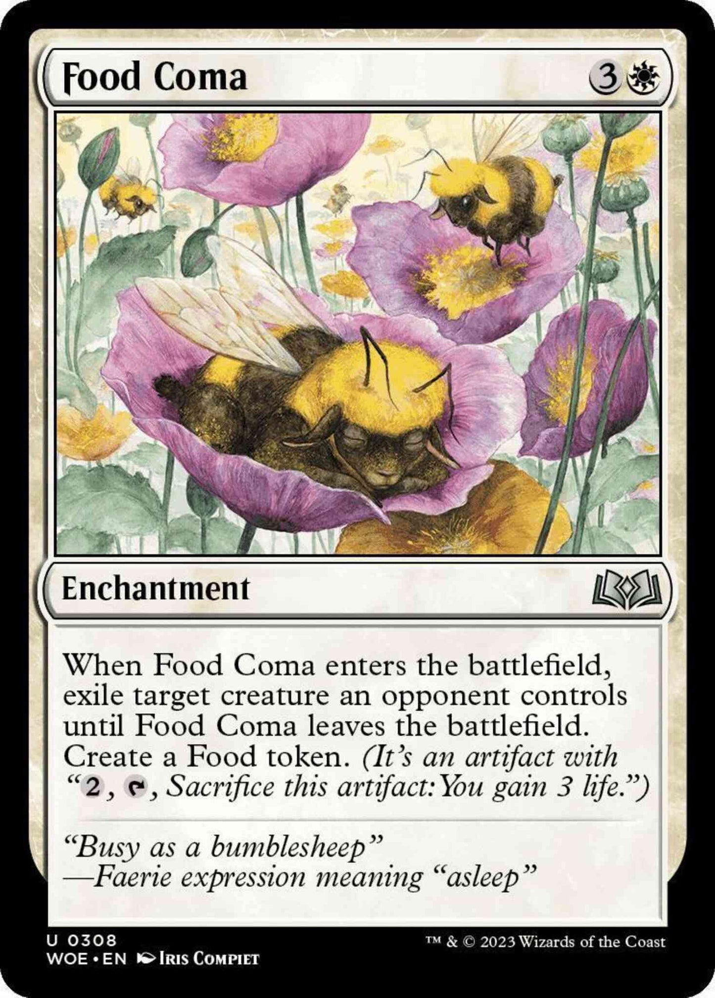Food Coma [308] [Jumpstart Exclusive] [Wilds of Eldraine] [Non-Foil]