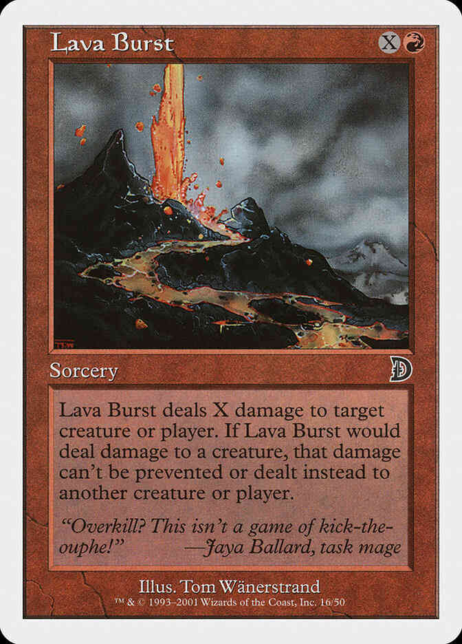 Lava Burst [16] [Deckmasters] [Non-Foil]