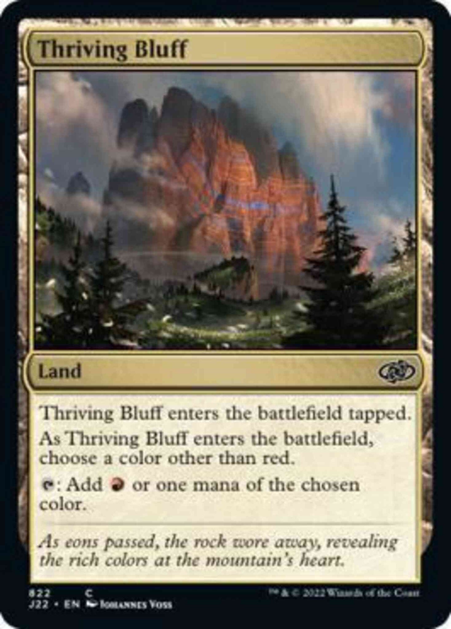 Thriving Bluff [822] [Jumpstart 2022] [Non-Foil]