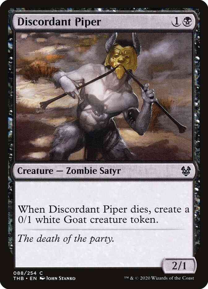 Discordant Piper [88] [Theros Beyond Death] [Non-Foil]