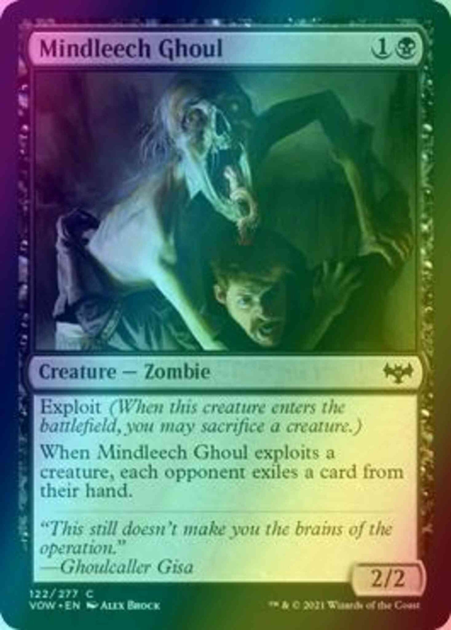 Mindleech Ghoul [122] [Innistrad: Crimson Vow] [Foil]