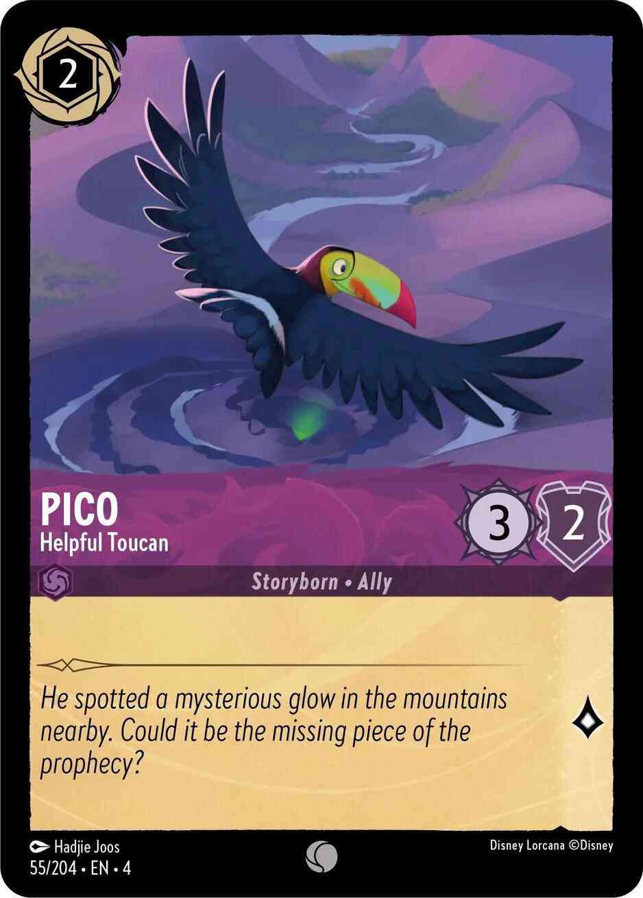 Pico - Helpful Toucan - 55/204 [Ursula's Return] [Non-Foil]