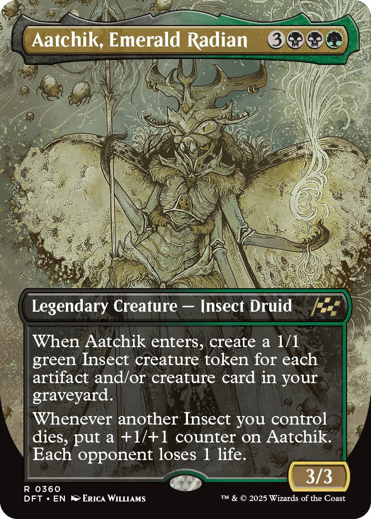 Aatchik, Emerald Radian [360] [Borderless] [Aetherdrift] [Non-Foil]