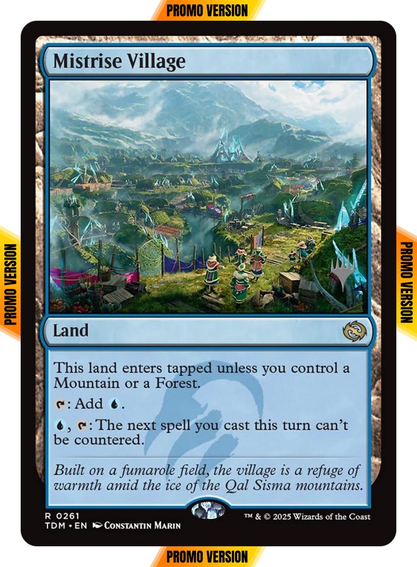 Mistrise Village [261p] [Promo Pack] [Tarkir: Dragonstorm: Promos] [Non-Foil]
