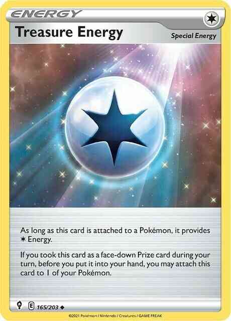 Treasure Energy - 165/203 - Uncommon [swsh7-165] [Reverse Holo]