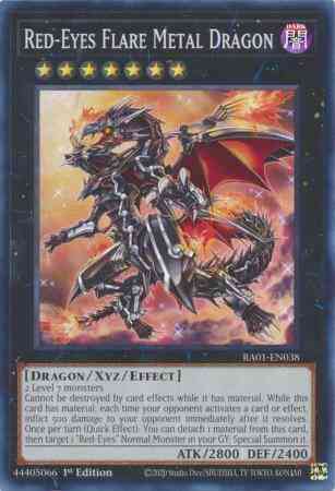Red-Eyes Flare Metal Dragon - RA01-EN038 - Super Rare - 1st Edition