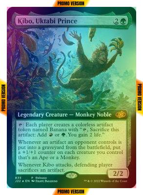 Kibo, Uktabi Prince [835] [Extended Art] [Release Promo] [Jumpstart 2022] [Foil]