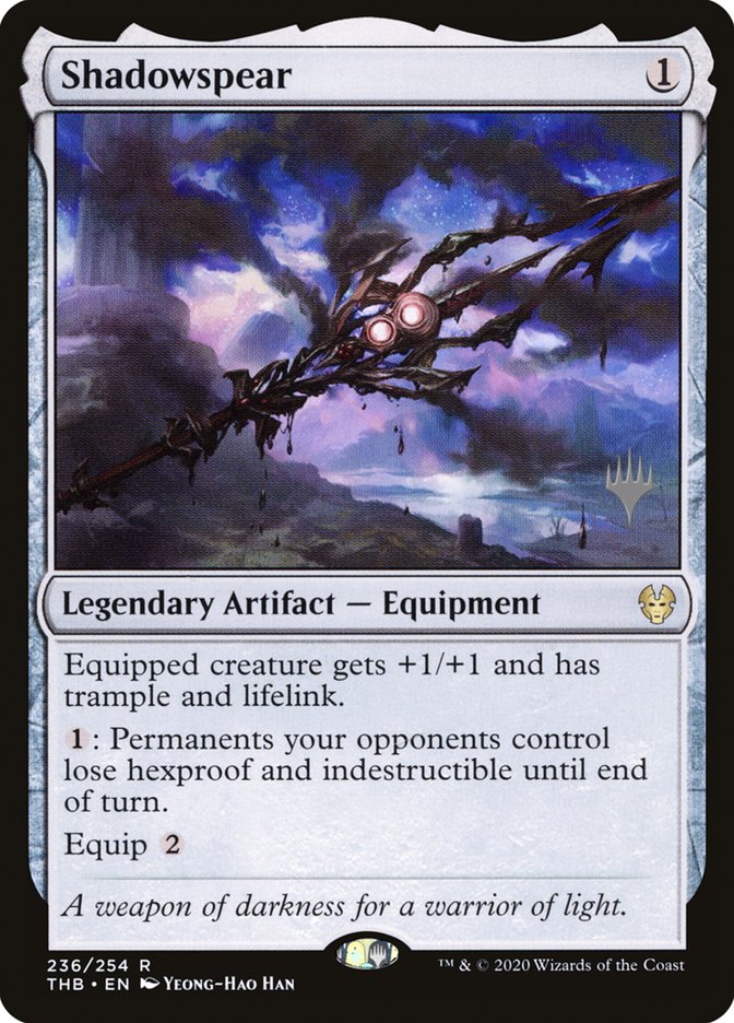 Shadowspear [236p] [Promo Pack] [Theros Beyond Death Promos] [Foil]