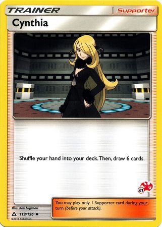 Cynthia - 119/156 - Uncommon - Charizard Stamp [BA01-21] [Non-Holo]