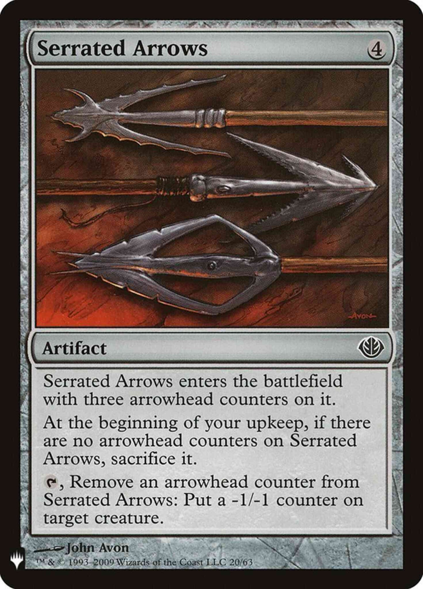 Serrated Arrows [DDD-20] [The List] [Non-Foil]