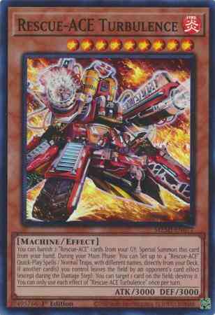 Rescue-ACE Turbulence - MZMI-EN077 - Super Rare - 1st Edition