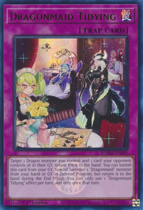 Dragonmaid Tidying - BLMM-EN069 - Ultra Rare - 1st Edition