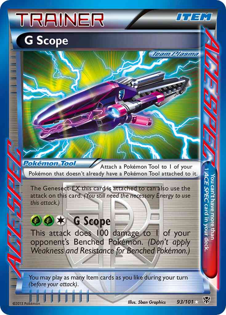 G Scope - 93/101 - Rare ACE [bw10-93] [Holo]