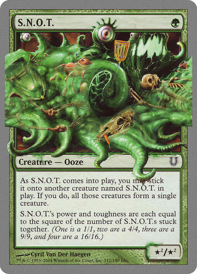 S.N.O.T. [111] [Unhinged] [Non-Foil]