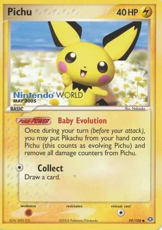 Pichu - 59/106 - Promo [Nintendo World May 2005] [EX9MSP-59] [Non-Holo]