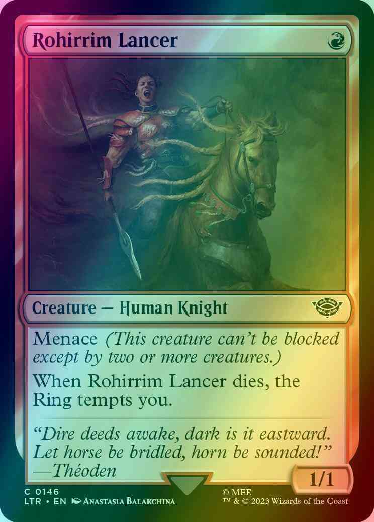 Rohirrim Lancer [146] [The Lord of the Rings: Tales of Middle-earth] [Foil]