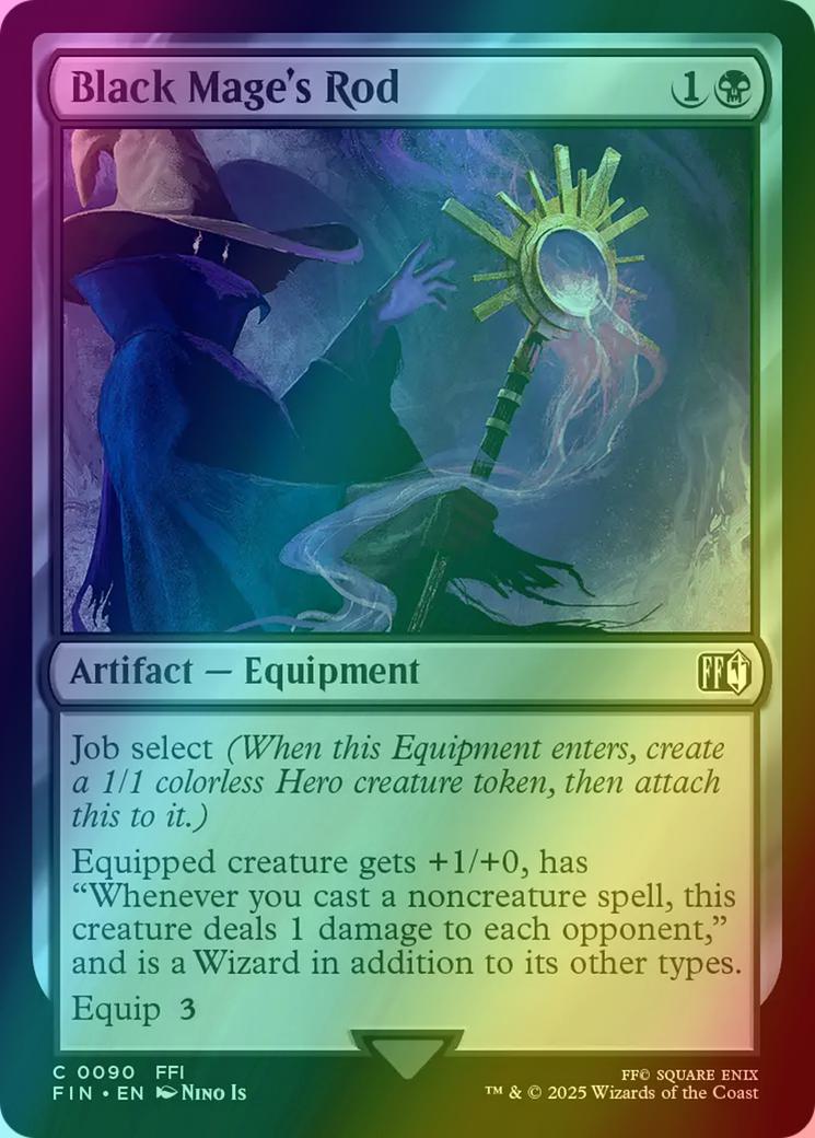 Black Mage's Rod [90] [FINAL FANTASY] [Foil]
