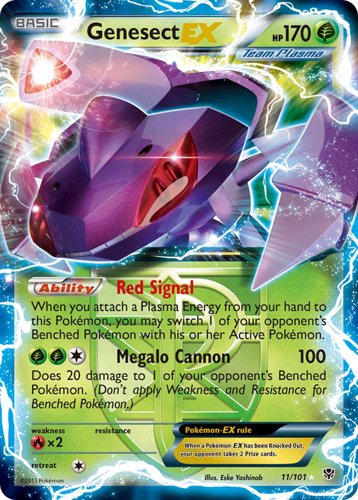 Genesect-EX - 11/101 - Rare Holo EX [bw10-11] [Ultra]