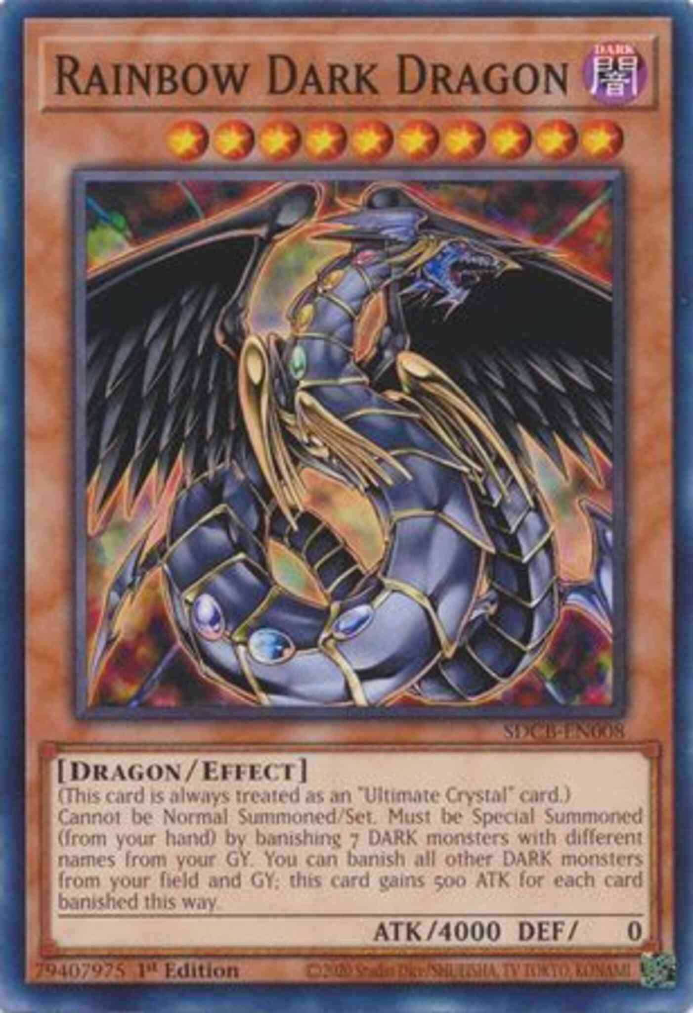 Rainbow Dark Dragon - SDCB-EN008 - Common - 1st Edition