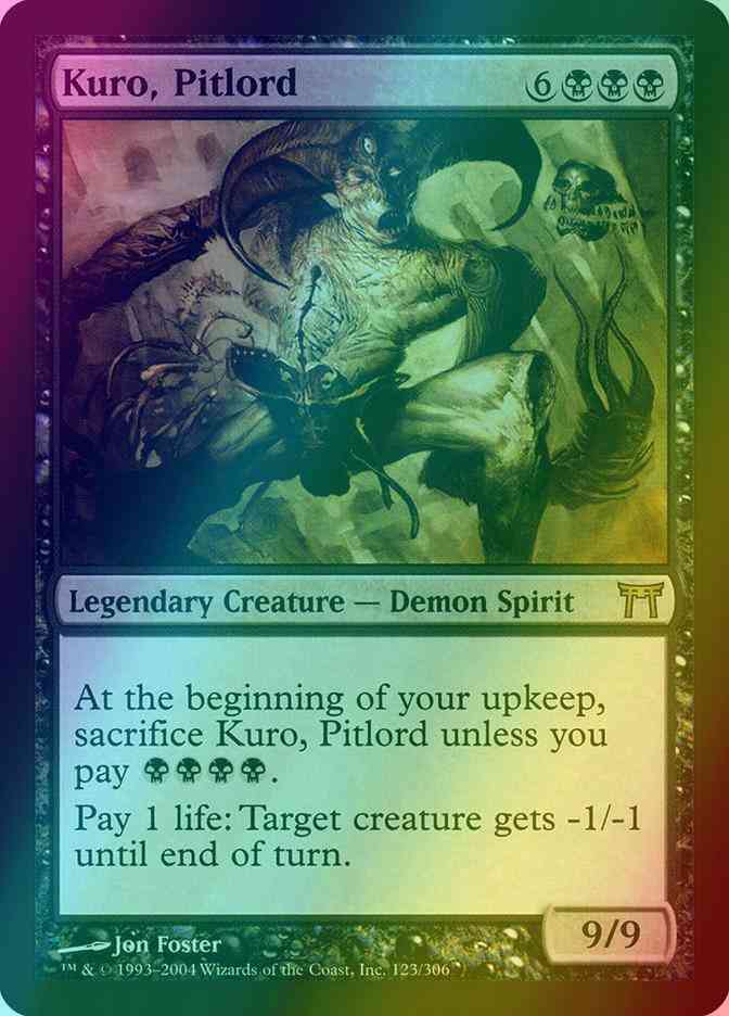 Kuro, Pitlord [123] [Champions of Kamigawa] [Foil]