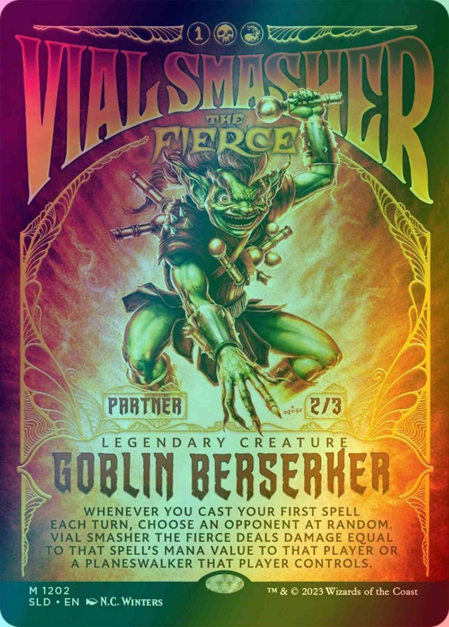 Vial Smasher the Fierce [1202] [Borderless] [Keep Partying Hard] [Secret Lair Drop] [Foil]