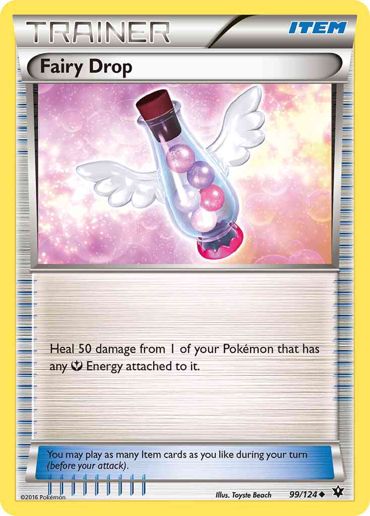Fairy Drop - 99/124 - Uncommon [xy10-99] [Non-Holo]
