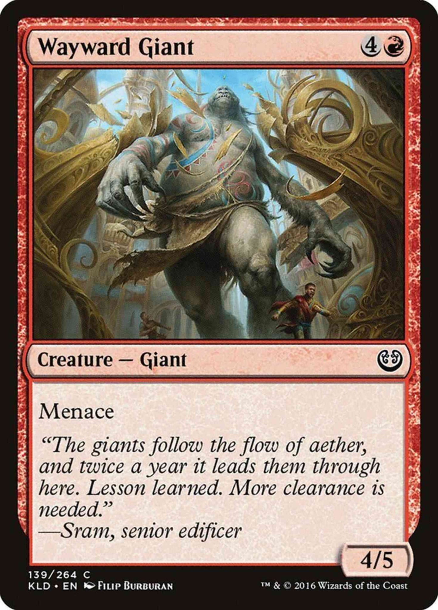 Wayward Giant [139] [Kaladesh] [Non-Foil]