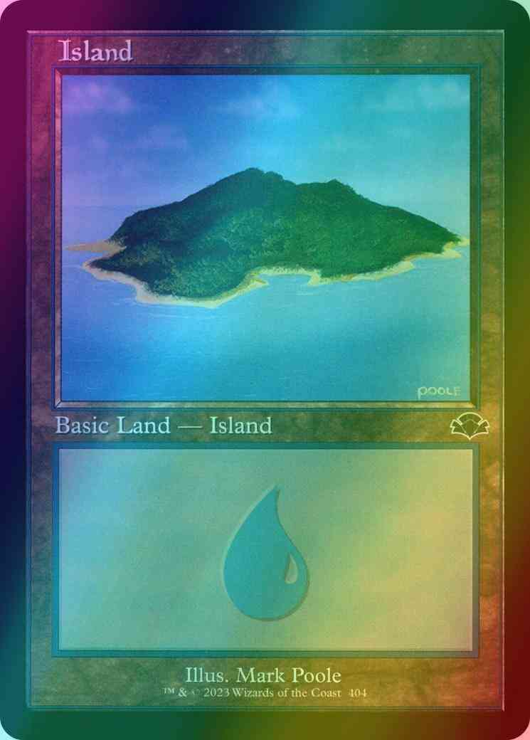 Island [404] [Retro Frame] [Dominaria Remastered] [Foil]