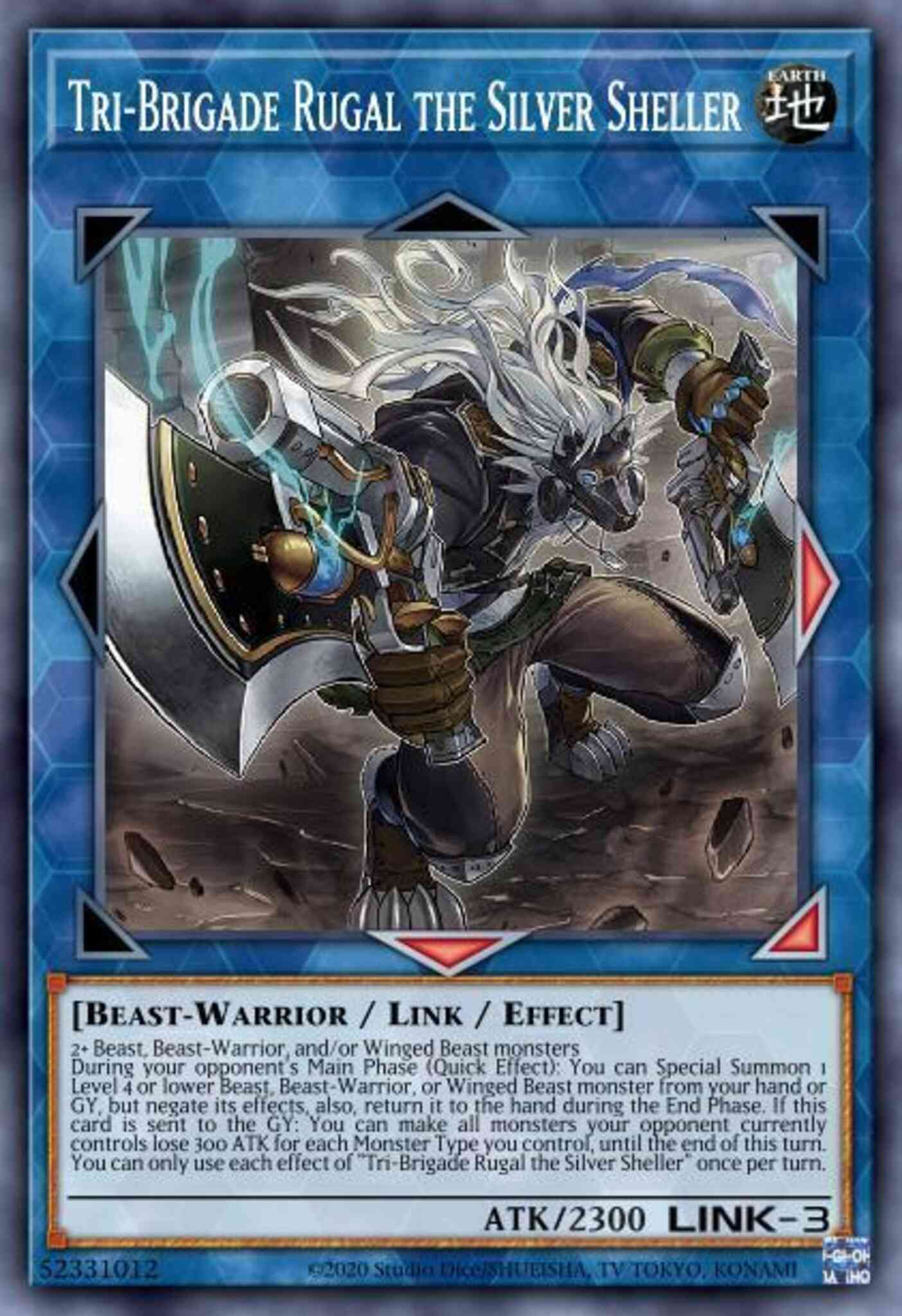 Tri-Brigade Rugal the Silver Sheller - PHRA-EN047 - Common - 1st Edition