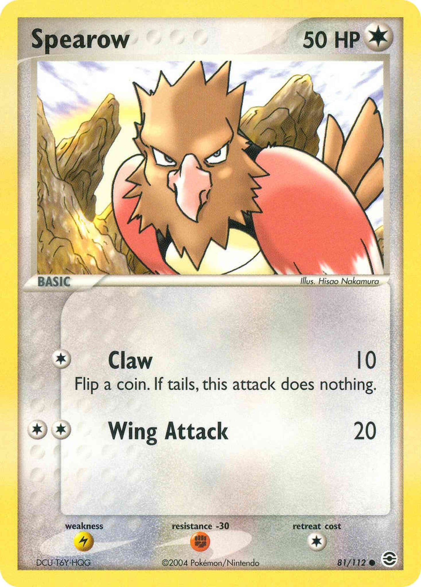 Spearow - 81/112 - Common [ex6-81] [Non-Holo]