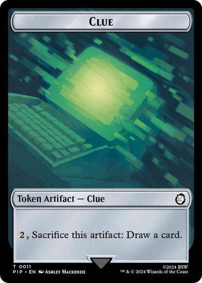 Clue Token (11) // Copy Token (01) [Fallout: Tokens] [Non-Foil]