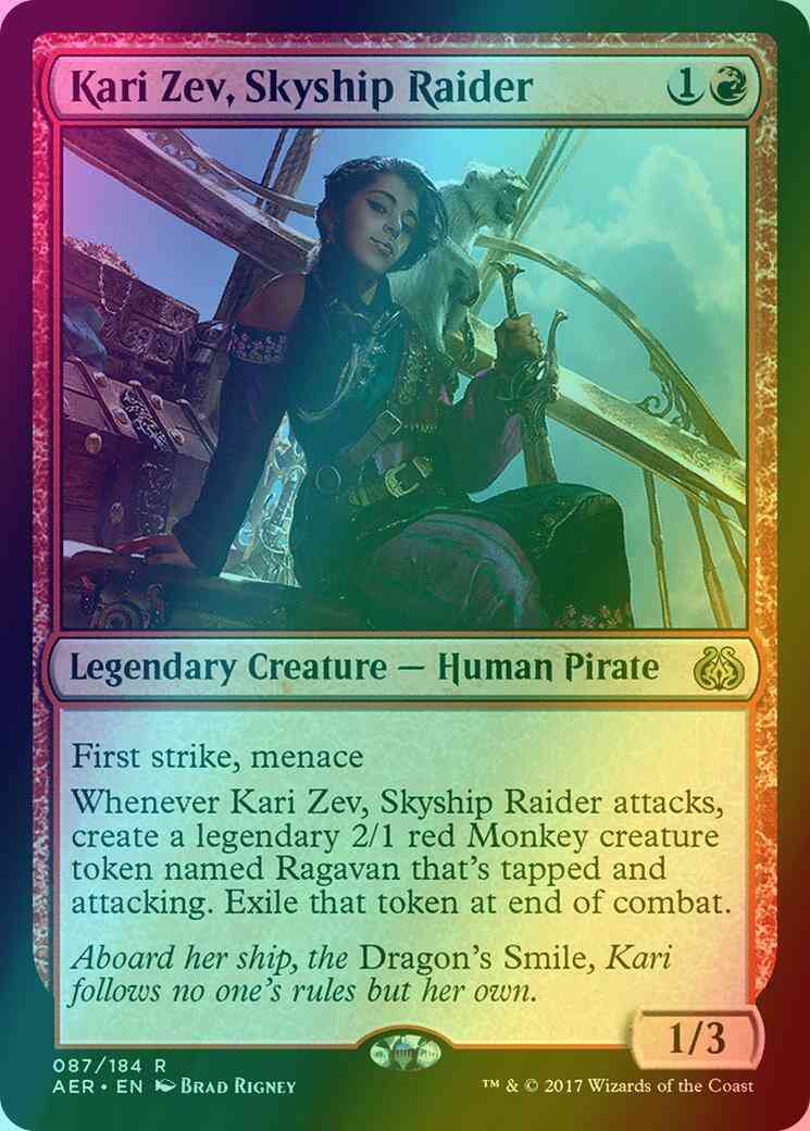 Kari Zev, Skyship Raider [87] [Aether Revolt] [Foil]